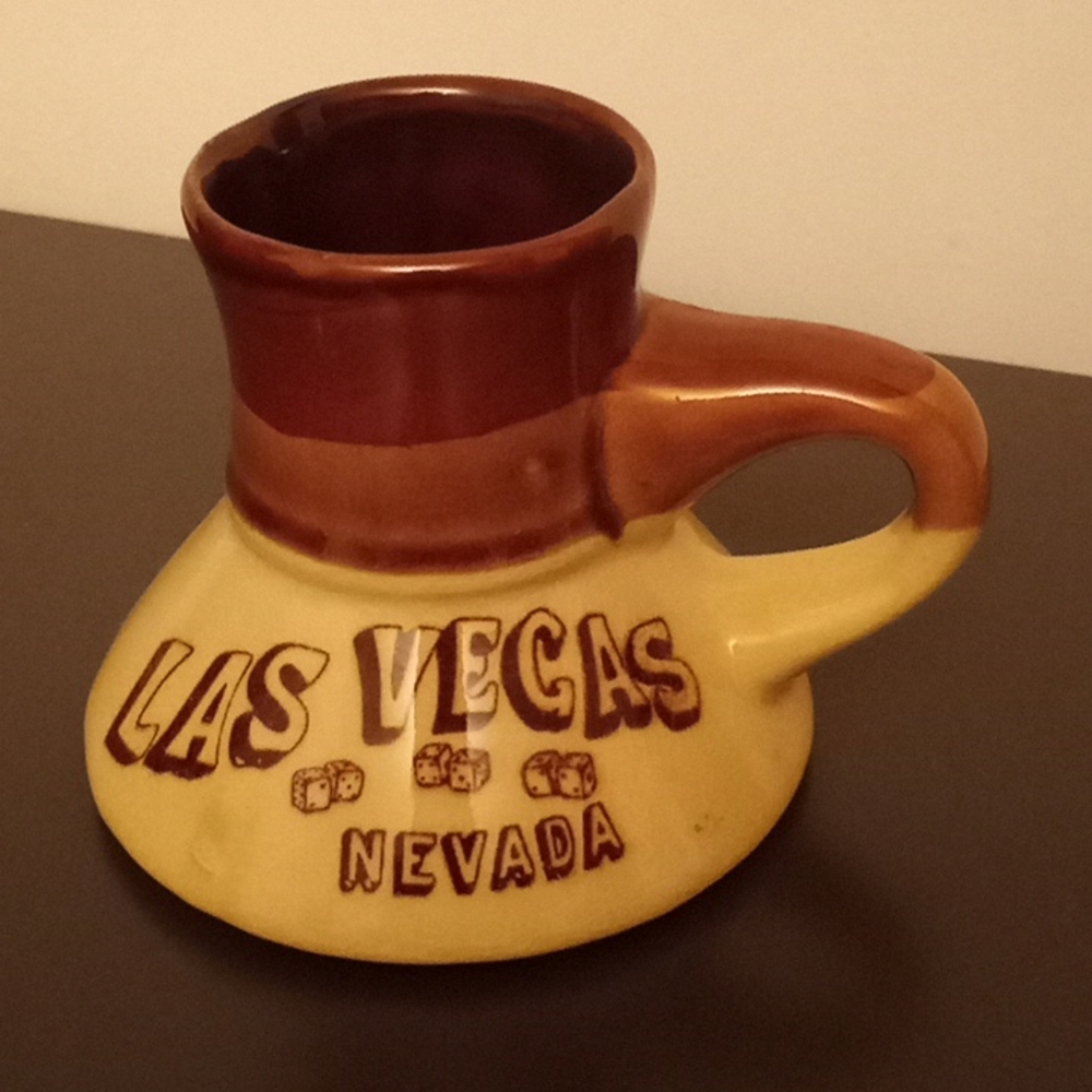 Vintage/Retro Las Vegas Mug Pen and Pencil Holder